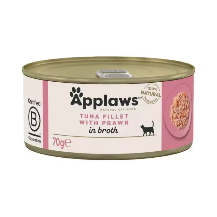 Applaws Cat Atún y Gambas Latas para Gatos - 24 unidades x 70gr - 1
