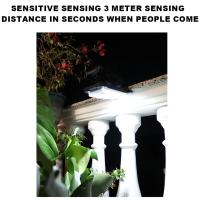 Lámpara Solar LED Para Jardín Exterior Recargable Con Sensor De Movimiento Y Clavija Impermeable Para Decoración De Paisaje Y Muralla Camping - details 10