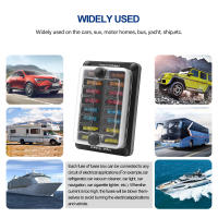 Caja De Fusibles De 16 Caminos 100A 32V Para Coche Barco Camper RV Con Cubierta Plástica Para Tablero De Alimentación Accesorio De Automóvil - details 4