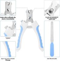 Set De 7 Piezas Para Baño De Mascotas Con Cepillo Para Gatos Y Perros Incluye Afilador De Uñas Y Cepillo Para Pecho De Perro - details 4