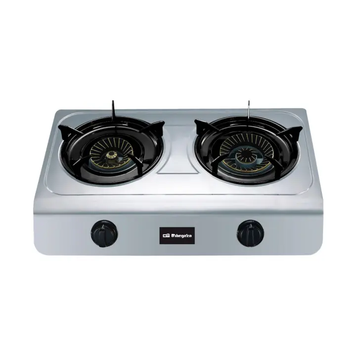 Orbegozo hornillo de gas FO 2700, gas butano/propano, 2 quemadores, uso exterior - 1