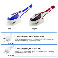 Fresadora De Ropa Portátil Eléctrica Fresadora De Vapor De Mano Alta Calidad Viaje 110V US-220V EU Sin Soporte Anti Secado - details 13