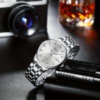 Reloj Mecánico De Lujo Dianpai Para Hombre Con Calendario Y Semana Resistente Al Agua Acero Inoxidable Display Sencillo Y Clásico - details 5