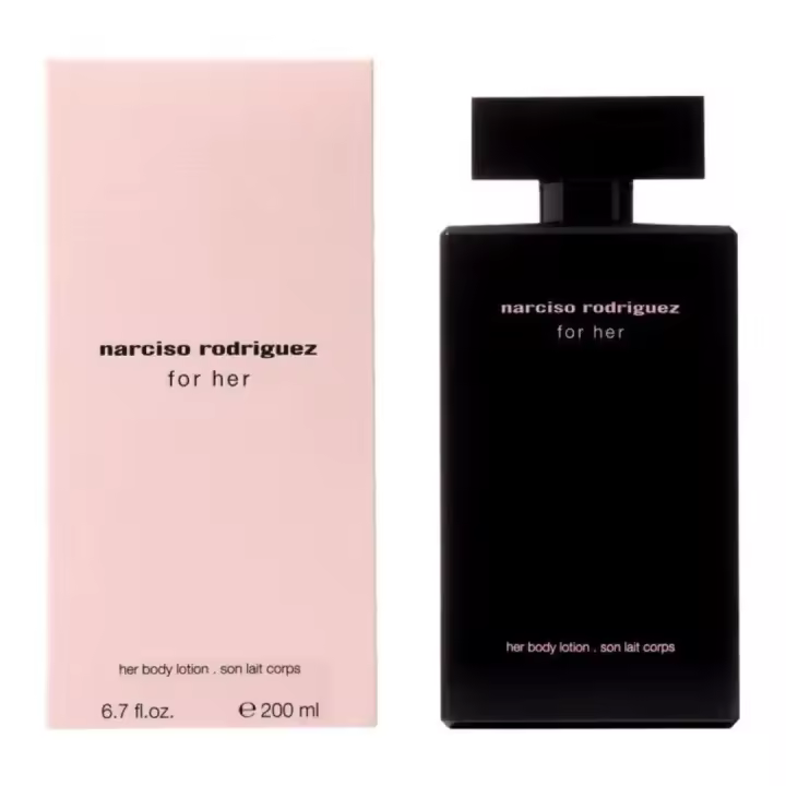 Narciso Rodriguez - For Her Body Lotion 200 Ml - Crema hidratante corporal para mujer, que refuerza la fragancia For Her de Narciso Rodriguez. - 1