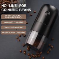 Molinillo de café Eléctrico portátil, Máquina para hacer leche de soja, Pequeño minimolinillo de café Eléctrico recargable con múltiples ajustes de Molienda - details 4