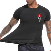 Camiseta De Compresión Baki Con Estampado Para Hombres Secado Rápido Tops De Gimnasio Ropa Deportiva Fitness Camiseta De Base Guardia Contra Arrugas - details 4