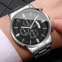 Reloj De Negocios Para Hombre Moda 3/4PCS Lujo Calendario Reloj De Cuarzo Sin Caja Material De Pulsera Y Caso De Aleación Resistencia a Agua Nula - details 5