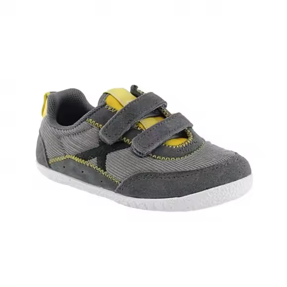 Zapatillas Munich Baby Koda Gris-Amarillo Munich Moda IMNM24H61 - 1