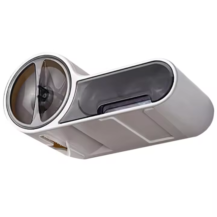 Portarollos de Inodoro Montado en la Pared Dispensador de Papel Higiénico de Plástico Caja de Almacenamiento de Papel Sin Perforación Necesario Equipo de Belleza - 1