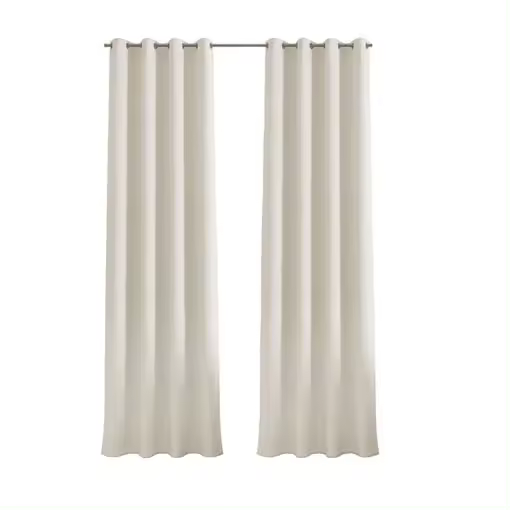 Bloom Store -Cortina Confeccionada de Loneta Beige 140x260cm para una Decoración Sofisticada y Elegante - 1