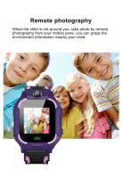 Reloj inteligente Q19 para niño y niña, dispositivo con tarjeta Sim, llamada de emergencia, camara de telefono, Chat de voz, foto, pantalla a Color, regalo, nuevo, 2024. Color Azul Verde - details 3