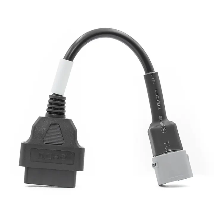 El cable de conversión de motocicleta OBD2 EFI de 6 pines a 16 pines es adecuado para el cable adaptador de motocicleta - 1