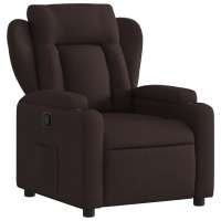 vidaXL Sillón reclinable de tela Gris claro, Gris oscuro, Negro Sillon Dormitorio Sillon Comodos Silla Relax Sillón Sofá - details 1