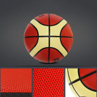 Baloncesto Molten Original XJ1000 Bola Deportiva Tamaño 7/6/5 Cuero PU Para Hombres Y Mujeres Entrenamiento Y Partidos Al Aire Libre E Interior - details 4
