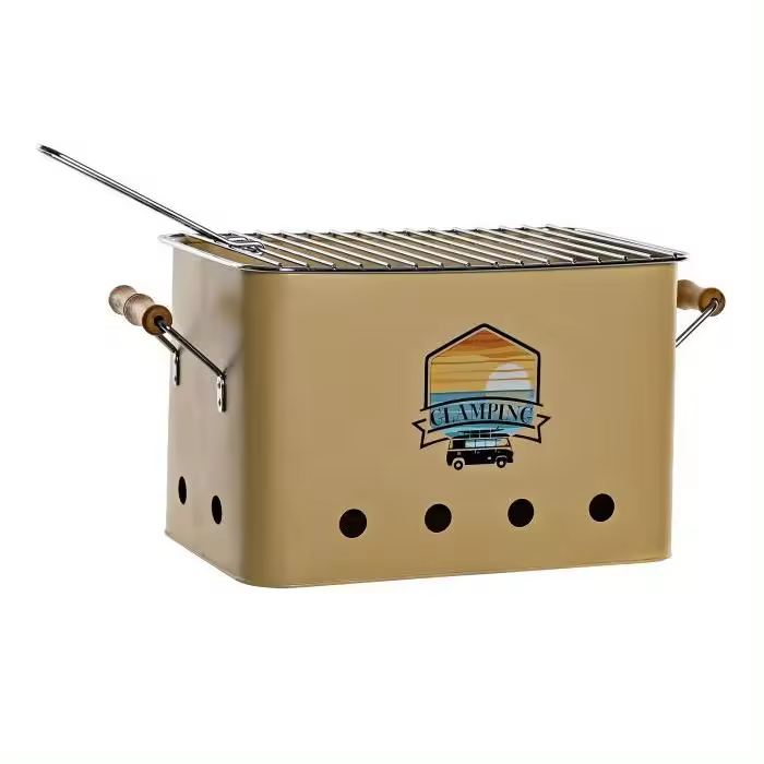 BARBACOA METAL 30X22X22 diseño camping travel vans barbacoa de jardin - 1