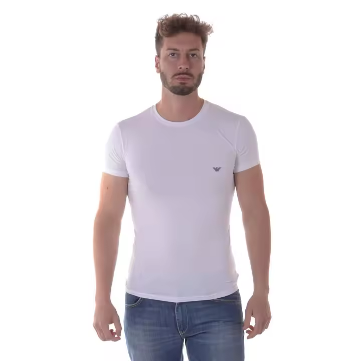 Camiseta Blanca Emporio Armani Cotton Man 1110357 P512 10 - 1