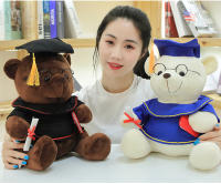 Oso De Peluche Doctor Graduado 18cm Juguete Divertido Para Decoración Del Hogar Regalo De Graduación Kawaii Para Adultos Y Niños - details 9