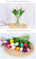 Tulipes Artificiales Vibrantes De Toque Real 5/7/9/11/13 Bundles Flores Falsas Para Decoración De Hogar Accesorio Para Bodas Día De La Madre Y San Valentín - details 1