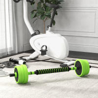 SPORTNOW Kit de Mancuernas 20kg 4 en 1 Juego de Pesas con Kettlebell Barra de Pesas para Entrenamiento de Fuerza en Hogar Gimnasio Oficina - details 1
