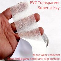 Cinta Antideslizante Transparente De Goma PEVA Impermeable Para Pisos De Baño Y Escaleras Adhesivo Nano No Marcador - details 0
