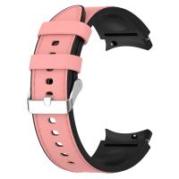 Correa De Reloj Samsung Galaxy Watch 7 6 5 4 pro Classic 47 43mm 46mm 40mm 44mm De Silicona Y Cuero Reemplazo De Pulsera Unisex - details 10