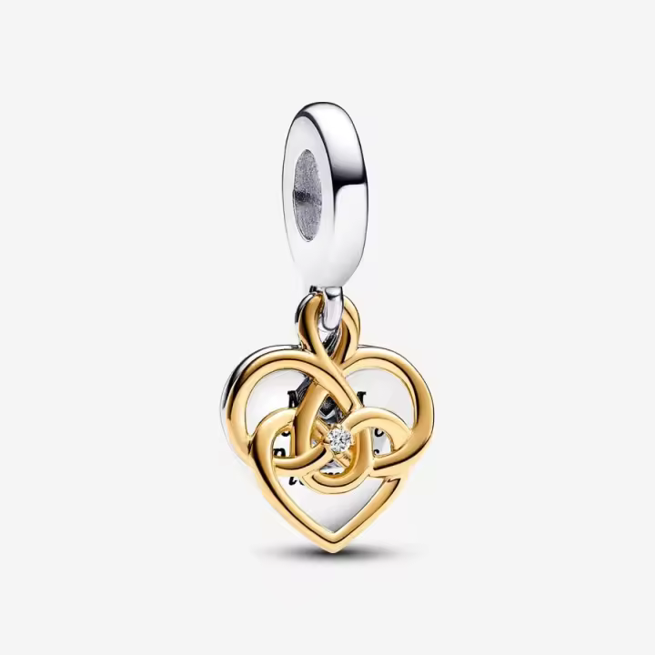 Charm Colgante Pandora Grabable Mama con un Diamante Sintético 763237C01 - 1