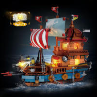 Bloques De Construcción De Piratas Medievales Creativos Barco Modelo Caribeño Aventura Con Bloques Pequeños Para Niños Y Adultos Regalo Ideal Para Navidad - details 2