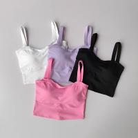 Sudadera Deportiva Para Mujer Transpirable Con Almohadillas Fijas Anti-sudoración Top De Fitness Yoga Brassiere Push up Para Gimnasio Top De Ejercicio - details 0