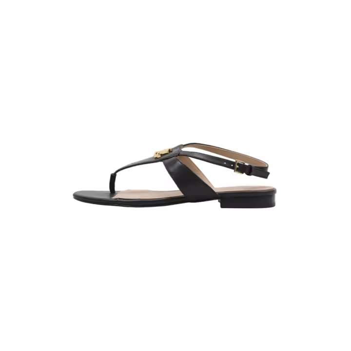 Ralph Lauren EVERLEY Sandalias Planas Mujer Negro - 1
