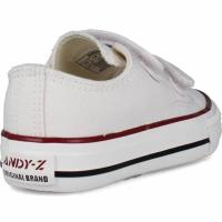 Zapatillas bambas de lona y puntera de goma de Andy-Z con velcro - details 2