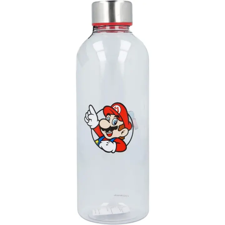 Botella de agua reutilizable de plástico de 850 ml de Super Mario - Stor - 1