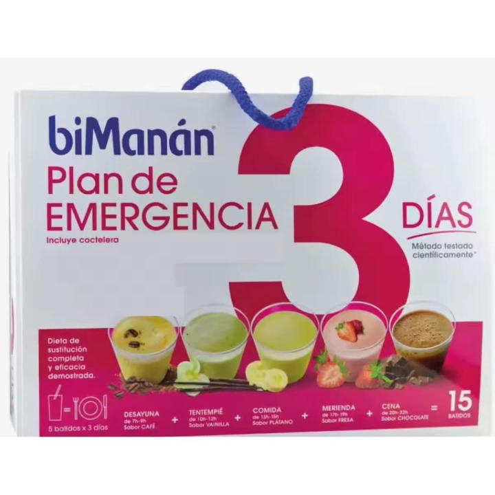 Bimanán complet diet 15 shakes assorted pack