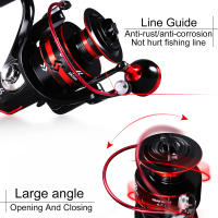 Carrete De Pesca Sougayilang 12+1BB De Alta Resistencia Con Carril De Aluminio Y Arrastre Máximo De 16kg Línea De Regalo De 500m Métodos De Pesca Versátiles - details 5