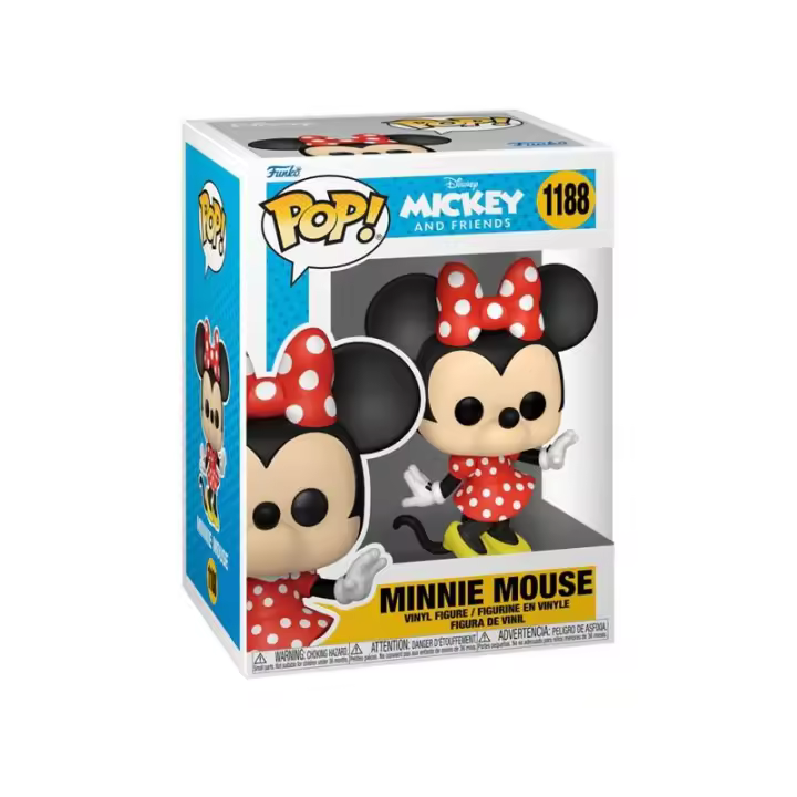 Funko POP! Vinyl Disney-Disney: Classics- Minnie Mouse- Figura Coleccionable Oficial - Juguete para Niños y Adultos - Fans - Diversidad de Personajes y Temáticas - 1