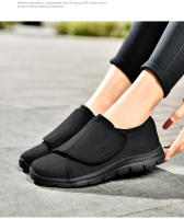 Zapatos De Caminar Para Mujer Con Pies Anchos Y Enrojecidos Cómodos Ajustables Para Diabéticos Y Hombres Talla Grande Cierre De Correa Transpirables De Malla Suela EVA - details 14