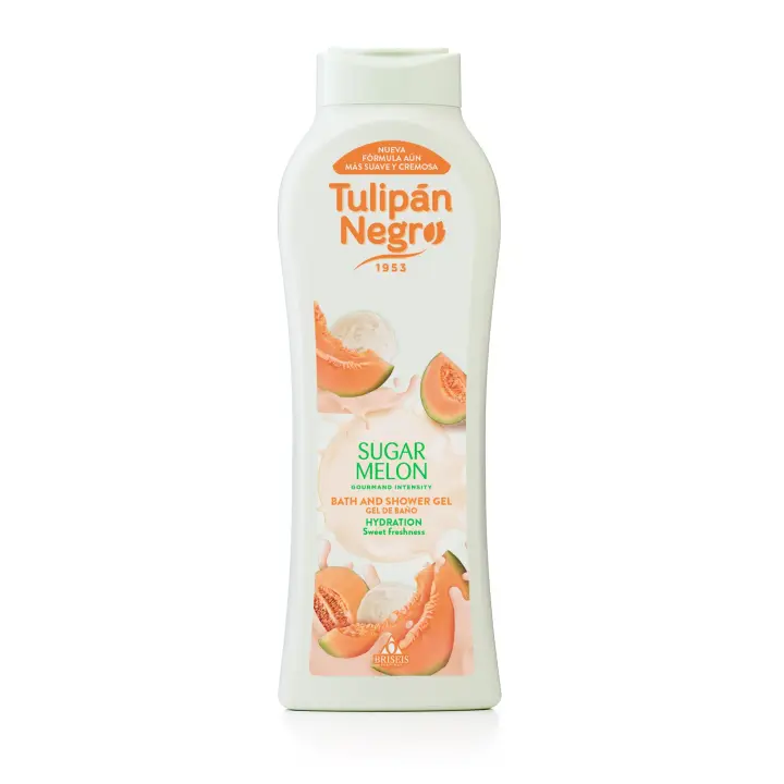 Gel de Baño Hidratante Tulipán Negro con Fragancia de Melón, 650ml - 1