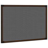 vidaXL Mosquitera extensible para ventanas marrón (100-193)x75 cm - details 2