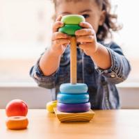 Apilador de Arcoíris Juguetes de Desarrollo Motoras Resolución de Problemas 18 meses Gift para Niño o Niña - details 3