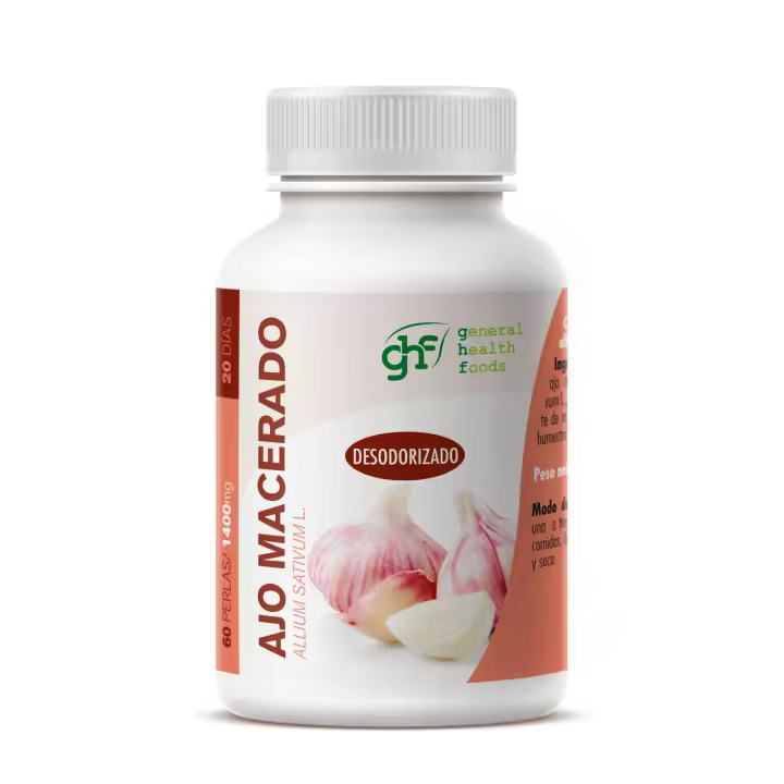 Ghf Ajo Macerado 1400Mg 60 Perlas - 1