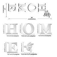 Nuevos Pegatinas De Pared En Forma De Mariposa Con Letras Inglesas Adhesivas Y Desmontables En Acrílico Decoración Moderna Para El Hogar - details 3