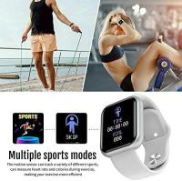 Reloj inteligente Y68 impermeable con rastreador de frecuencia cardíaca para iOS y Android (negro,rosa, blanco), ENVIO 24H - details 7