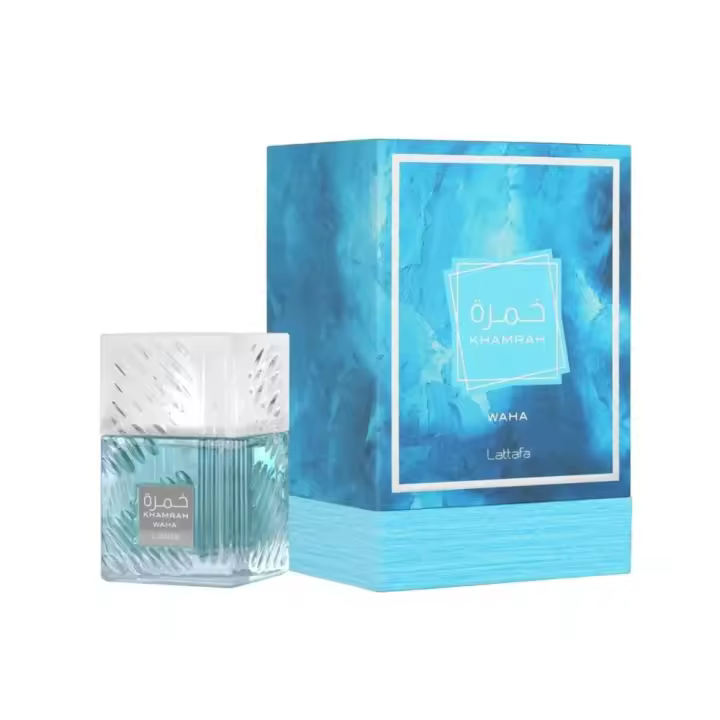 Lattafa Khamrah Waha Eau de Parfum 100 ml Unisex – Fragancia Oriental Amaderada y Especiada de Larga Duración - 1