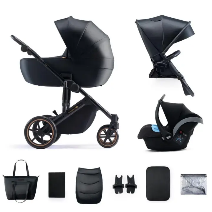 Kinderkraft PRIME 2 Carrito de Bebé 3 en 1 PRIME 2 Kinderkraft - Diseño Elegante - Ruedas Antipinchazos - Capazo Amplio - 1