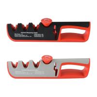 Afilador De Cuchillos 4 En 1 Ajustable Profesional Para Cocina Herramienta De Afilado Para Cuchillos Y Tijeras Con Piedra De Afilado - details 9