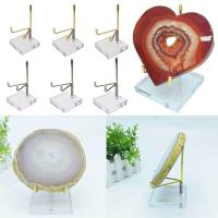Soporte De Mineral De Metal Con Base De Acrílico Para Bola De Cristal Estante Para Piedra Decoración Del Hogar Y Artesanías - details 0