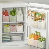 Caja De Almacenamiento Para Nevera Organizador De Puerta De Frutas Y Especias Ecológico De Plástico PP Caja De Comida Para Cocina - details 2
