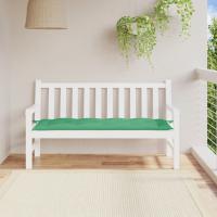 vidaXL Cojín de banco de jardín tela Oxford azul 150x50x7 cm en color Azul claro/Crema/Beige y más | acolchados duraderos para sofás de jardín terraza exterior - details 3