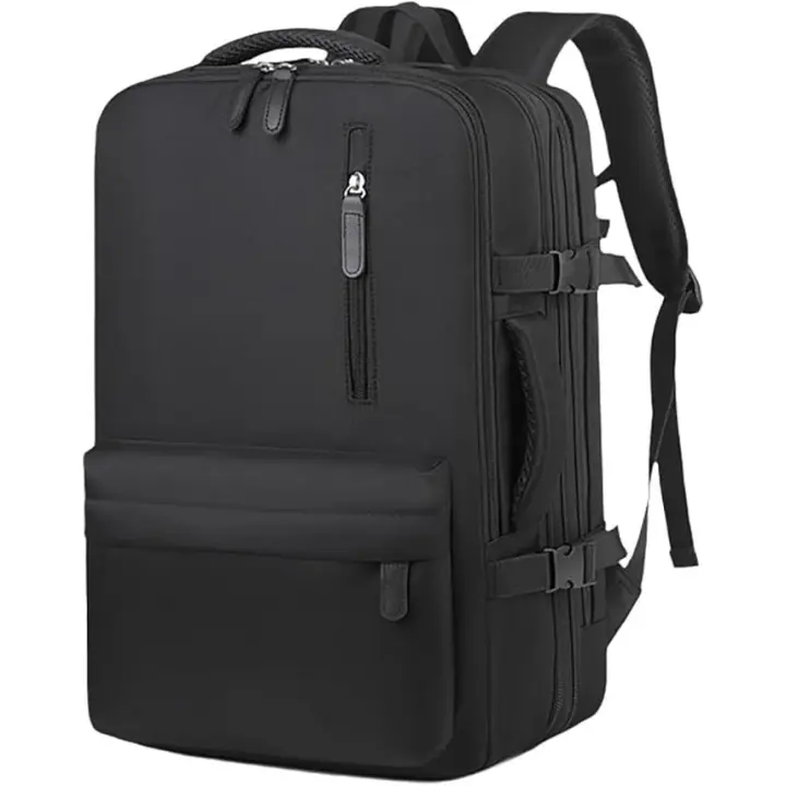 Mochila 40x30x20 Avión, Mochila para equipaje de mano de cabina, Mochila para portátil para viajes en avión, Mochila escolar, Bolsa para hombres y mujeres. (NEGRO) - 1