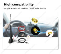 Antena De Coche Universal 3 En 1 DAB+AM+FM Con Cable De 5M Amplificada Montaje En Techo Impermeable Y Resistente Al Polvo Accesorios De Auto - details 5