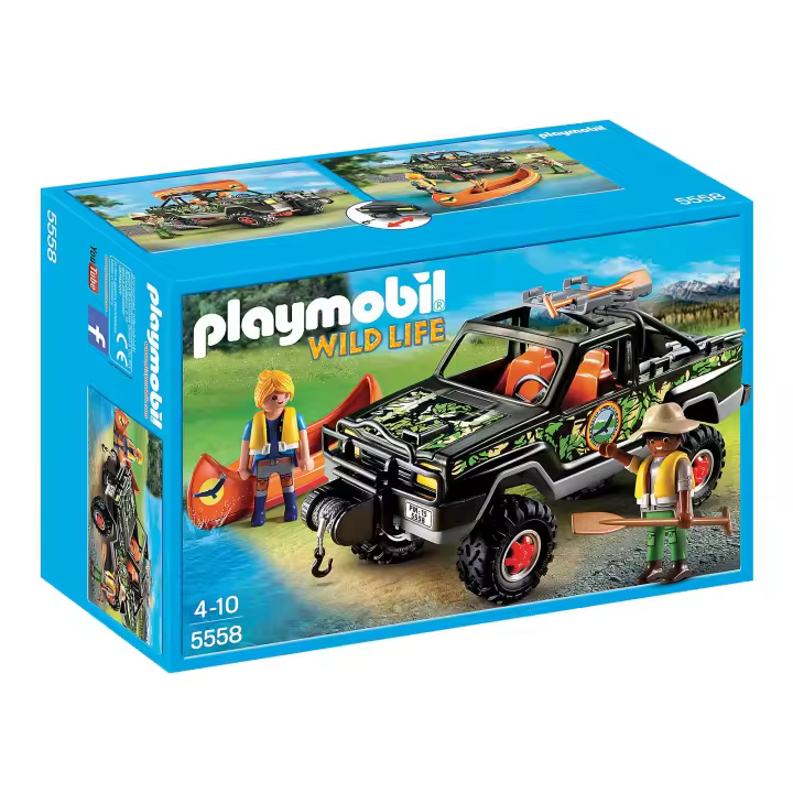 Wild Life Pick Up de Aventura con Canoa- Playmobil 5558 - 1